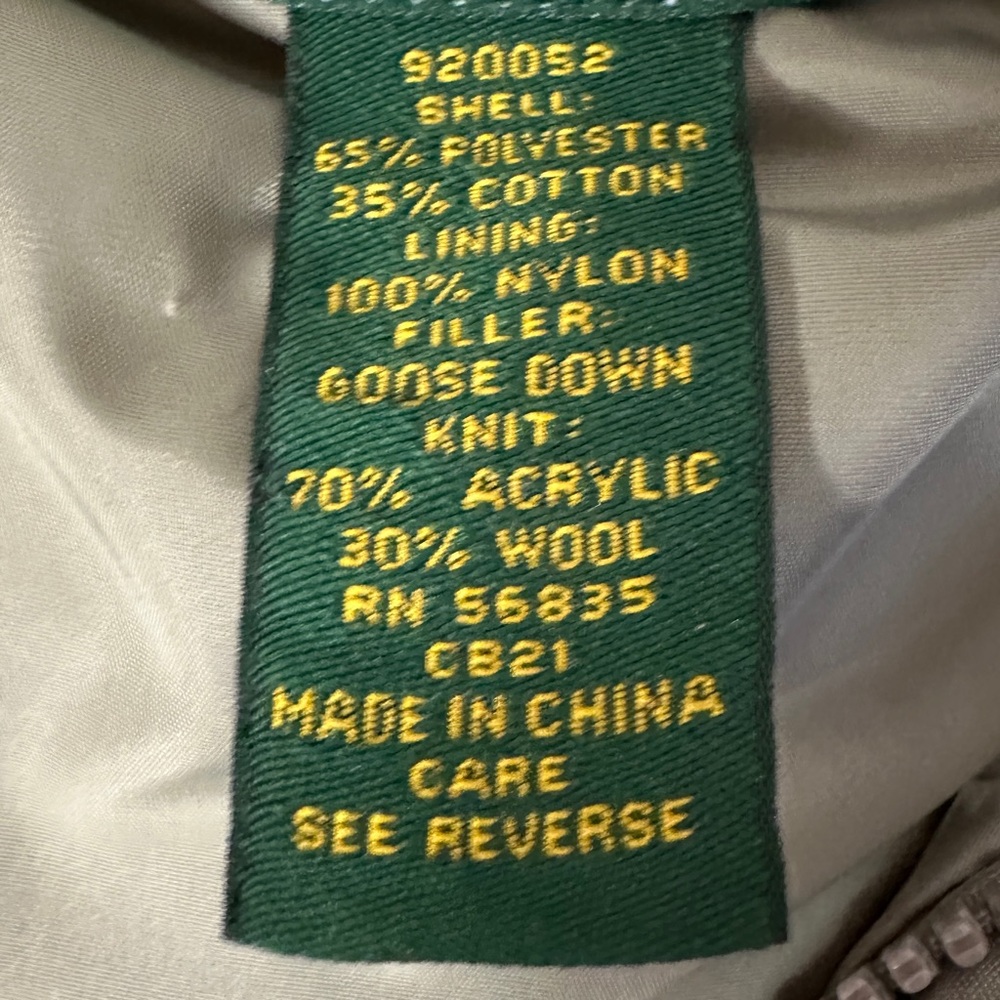 Cabela’s Premium Goose Down Puffer Vest M - Picture 8 of 10